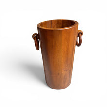 Afbeelding in Gallery-weergave laden, Vintage teakhouten paraplubak, Frankrijk 1950/1960