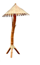 Load image into Gallery viewer, Vloerlamp van bamboe, Italië 1950s