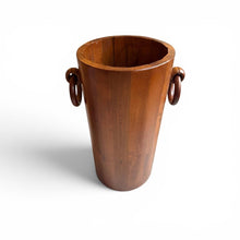 Afbeelding in Gallery-weergave laden, Vintage teakhouten paraplubak, Frankrijk 1950/1960
