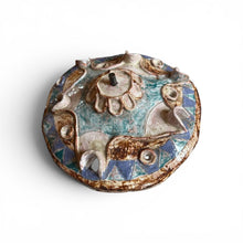 Afbeelding in Gallery-weergave laden, Vintage keramische tafellamp met metalen voet, Europa 1970s