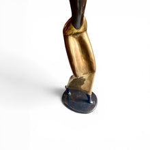 Afbeelding in Gallery-weergave laden, Grote mid-century modern sculptuur in messing en koper in de stijl van Karl Hagenauer, Oostenrijk, jaren 50/60