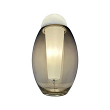 Afbeelding in Gallery-weergave laden, Vintage glazen tafellamp. Italië, 1960s