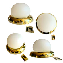 Afbeelding in Gallery-weergave laden, Vintage set van vier plafonnières van Kaiser Leuchten, Duitsland 1950s