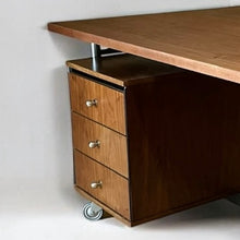 Afbeelding in Gallery-weergave laden, Vintage XXL Jules Wabbes Bureau – Le Mobilier Universel, België 1960s