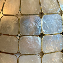 Afbeelding in Gallery-weergave laden, Vintage Set Capiz Shell en Bamboe Messing Vloerlampen, Duitsland 1960s