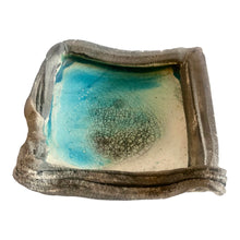 Afbeelding in Gallery-weergave laden, Vintage keramieken schaal met betonnen rand, 1970s