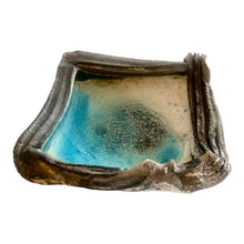 Afbeelding in Gallery-weergave laden, Vintage keramieken schaal met betonnen rand, 1970s
