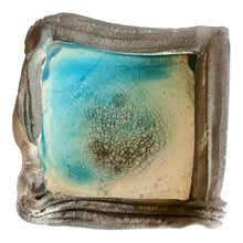 Afbeelding in Gallery-weergave laden, Vintage keramieken schaal met betonnen rand, 1970s