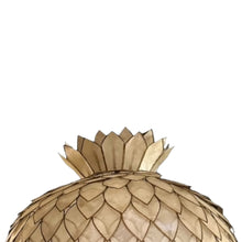 Afbeelding in Gallery-weergave laden, Vintage Capiz Shell en messing Tafellamp, Italië 1970s