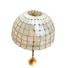 Afbeelding in Gallery-weergave laden, Vintage Set Capiz Shell en Bamboe Messing Vloerlampen, Duitsland 1960s