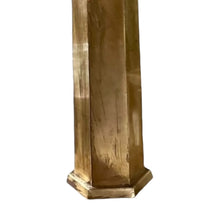 Afbeelding in Gallery-weergave laden, Vintage Capiz Shell en messing Tafellamp, Italië 1970s