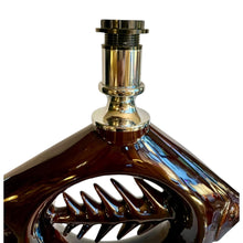 Afbeelding in Gallery-weergave laden, Vintage Keramieken en Chroom 'Fishbone' Tafellamp, 1960s