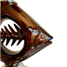 Afbeelding in Gallery-weergave laden, Vintage Keramieken en Chroom 'Fishbone' Tafellamp, 1960s