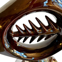 Afbeelding in Gallery-weergave laden, Vintage Keramieken en Chroom 'Fishbone' Tafellamp, 1960s