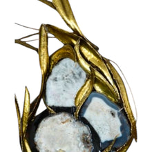 Load image into Gallery viewer, XXL Marc D’Haenens – Wandsculptuur in gepolijst messing & agaat, België 1980s