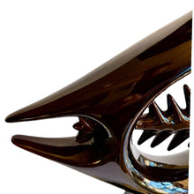 Afbeelding in Gallery-weergave laden, Vintage Keramieken en Chroom 'Fishbone' Tafellamp, 1960s