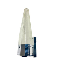 Afbeelding in Gallery-weergave laden, Vintage Set Art Deco stijl Glazen en Chromen Wandlampen, Italië 1970/80s