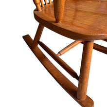 Afbeelding in Gallery-weergave laden, Eikenhouten Vintage Schommelstoel De Ster Gelderland, Nederland 1960