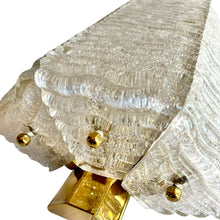 Load image into Gallery viewer, Set glas en messing wandlampen van Kalmar, Oostenrijk 1970s