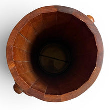 Afbeelding in Gallery-weergave laden, Vintage teakhouten paraplubak, Frankrijk 1950/1960