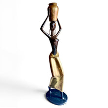 Afbeelding in Gallery-weergave laden, Grote mid-century modern sculptuur in messing en koper in de stijl van Karl Hagenauer, Oostenrijk, jaren 50/60