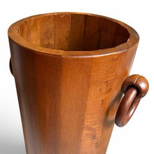 Afbeelding in Gallery-weergave laden, Vintage teakhouten paraplubak, Frankrijk 1950/1960