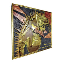 Afbeelding in Gallery-weergave laden, Brutalist Leguaan Wand Sculpture, 1960s-Mippies Vintage & Design