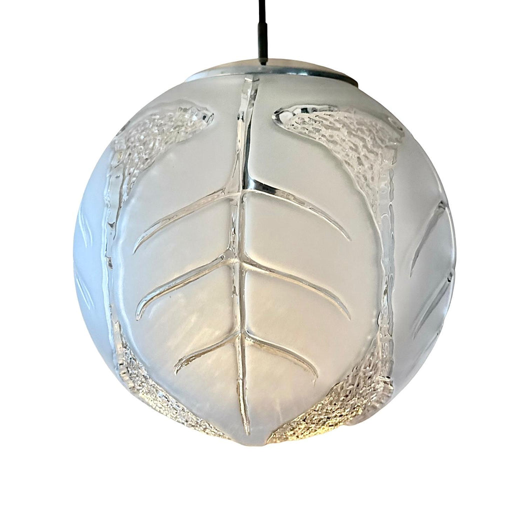 Hanglamp globe van Peill & Putzler, Duitsland 1970s