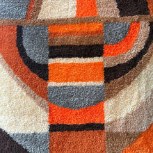 Afbeelding in Gallery-weergave laden, Vintage Abstract Wollen Wandkleed, 1960’s
