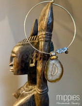 Afbeelding in Gallery-weergave laden, Mippies – Handgemaakte spangketting met tijgeroog en agaat, hand-made in Nederland

