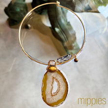 Afbeelding in Gallery-weergave laden, Mippies – Handgemaakte spangketting met tijgeroog en agaat, hand-made in Nederland

