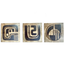 Load image into Gallery viewer, Set van 3 Grote Keramische Wandpanelen – Duitsland 1970s
