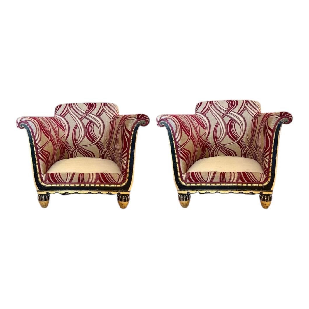 Paul Follot – Set van twee Art Deco-fauteuils, Frankrijk 1920s