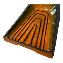 Load image into Gallery viewer, Vintage Set Keramische Wandlampen Licht Oranje &amp; Groen Hustadt Leuchten, Duitsland 1960
