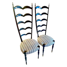 Afbeelding in Gallery-weergave laden, Set Paolo Buffa Ladderstoelen opnieuw bekleed, Italië 1950s
