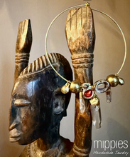 Load image into Gallery viewer, Mippies – Handgemaakte spangketting met halfedelstenen, hand-made in Nederland
