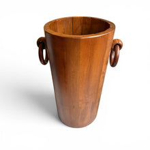 Afbeelding in Gallery-weergave laden, Vintage teakhouten paraplubak, Frankrijk 1950/1960
