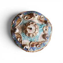 Afbeelding in Gallery-weergave laden, Vintage keramische tafellamp met metalen voet, Europa 1970s
