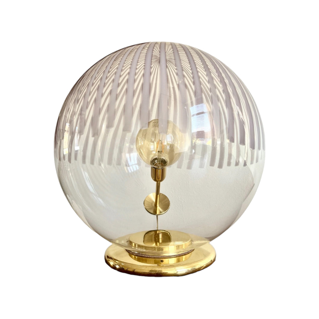 XXL Murano globe tafellamp, Italië 1970s