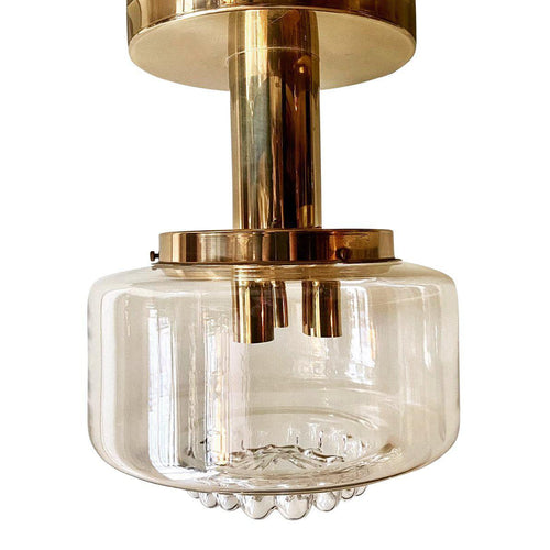 Doria Messing & Glazen Plafonnière, 1960s-Mippies Vintage & Design