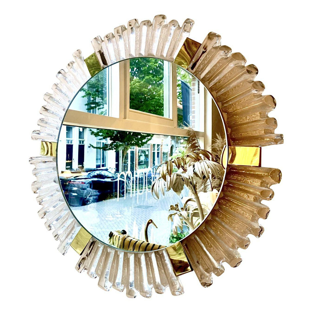 Kalmar Sunburst Spiegel, 1960s-Mippies Vintage & Design
